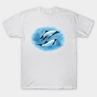 Commerson's Dolphin Family T-Shirt